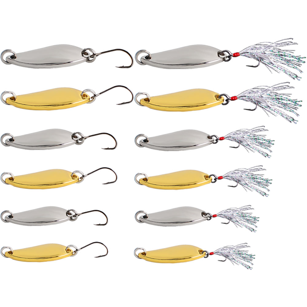 12pcs Metal Spoon Spinner Lure - Fishing Lure Swimbait avis et prix