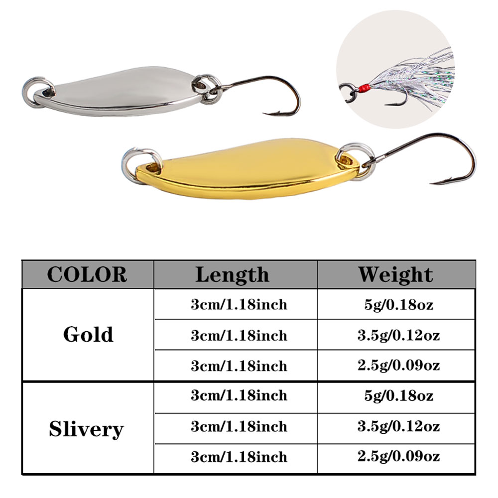 12pcs Metal Spoon Spinner Lure - Fishing Lure Swimbait avis et prix