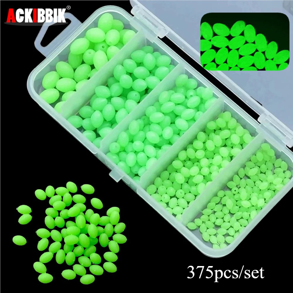 Ackibbik 375pcs/box Luminous F - Fishing Lure Soft Plastic avis et prix