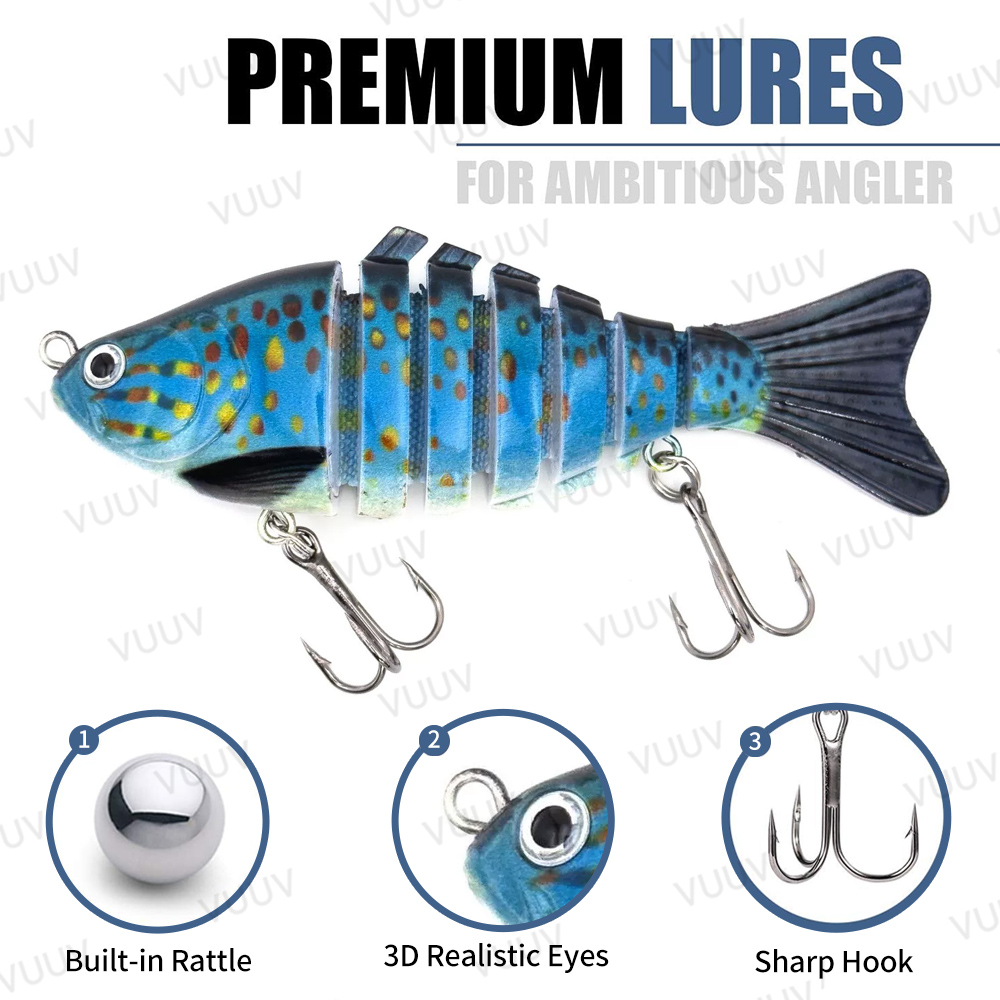 10 pcs Multi-Joint Swimbait Fi - Fishing Lure Popper avis et prix