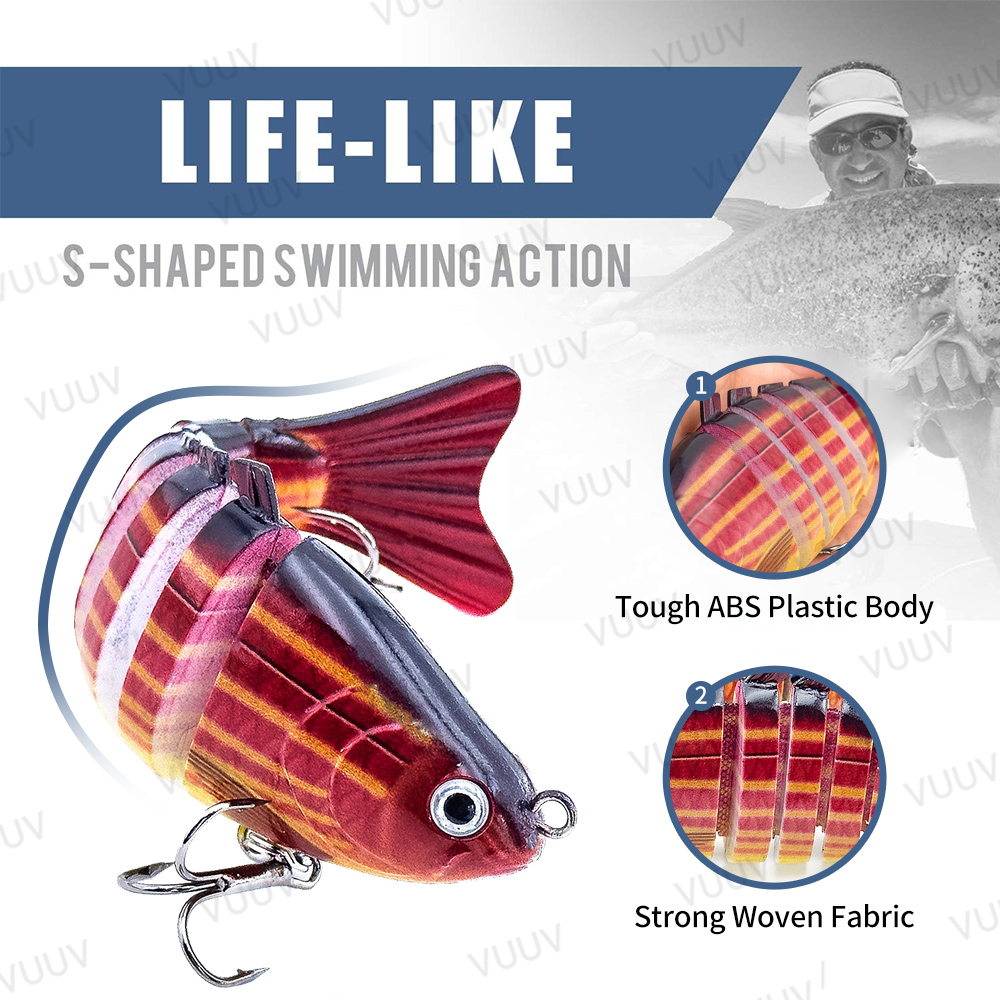 10 pcs Multi-Joint Swimbait Fi - Fishing Lure Popper avis et prix
