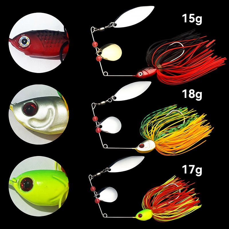 Bazooka 15g 18g Spinnerbait Fi - Fishing Lure Spinnerbait avis et prix