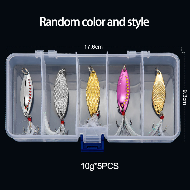 Metal Spoon Spinner Fishing Lu - Fishing Lure Spinnerbait avis et prix