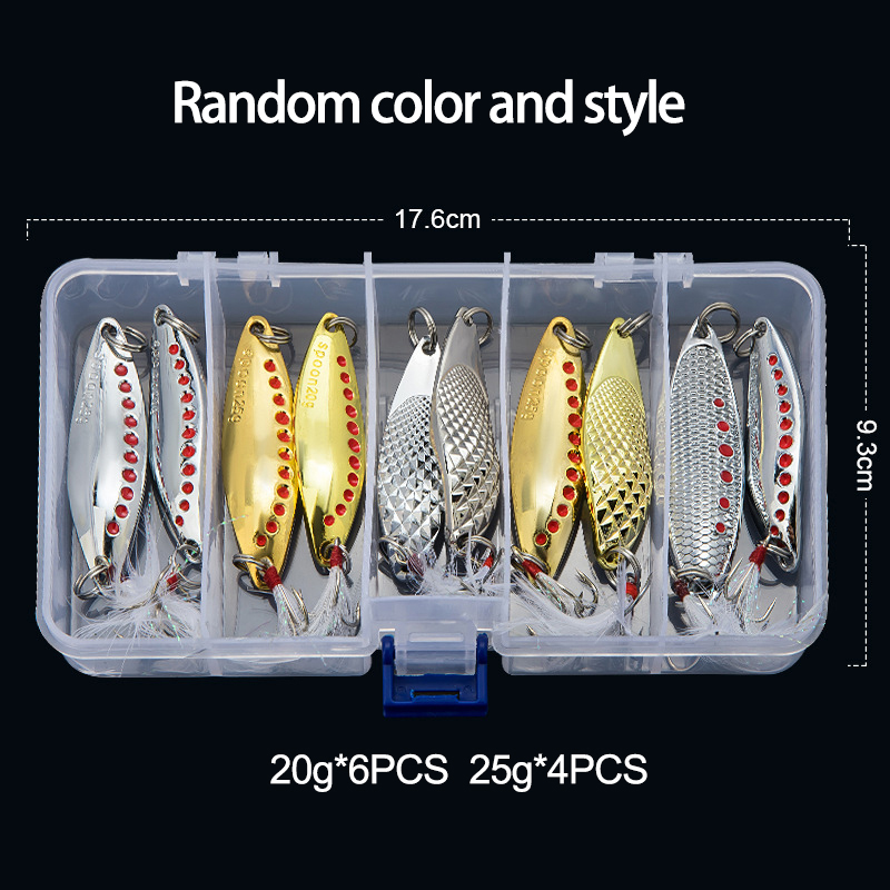 Metal Spoon Spinner Fishing Lu - Fishing Lure Spinnerbait avis et prix