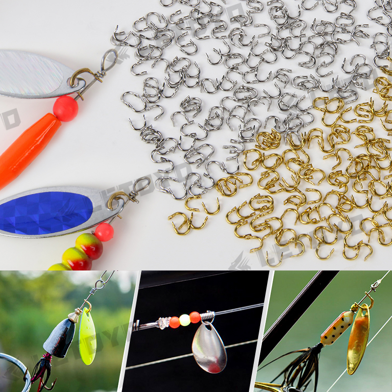 LETOYO 100pcs Folded Clevises  - Fishing Lure Spinnerbait avis et prix