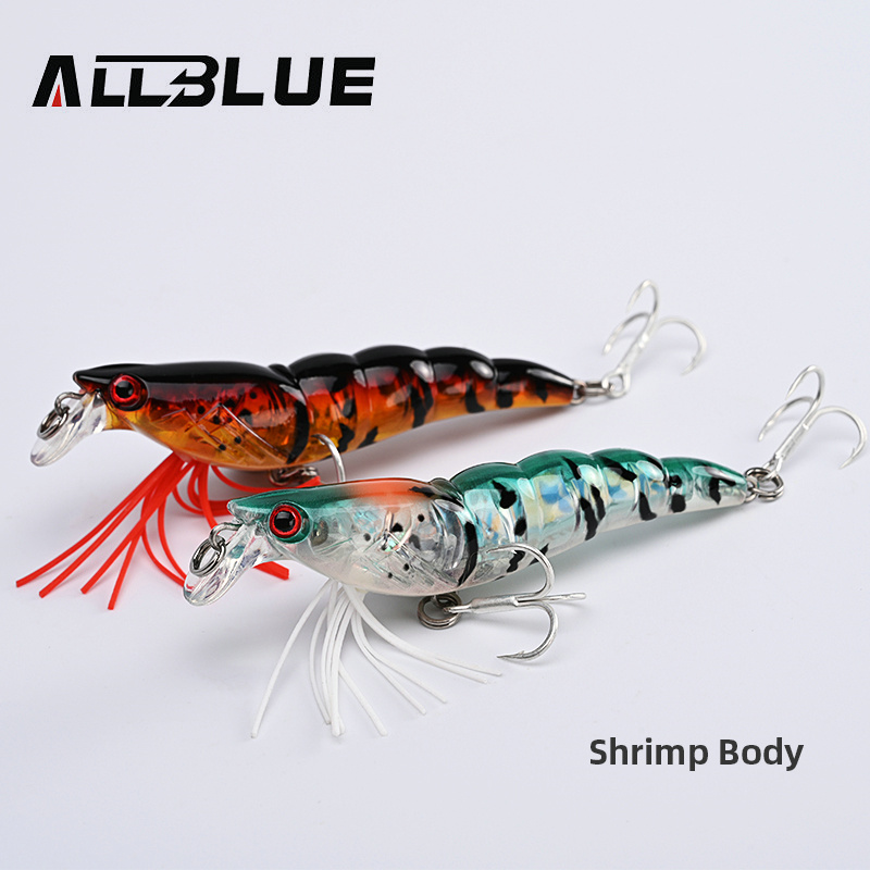 ALLBLUE 3D Flash Shrimp 70mm 7 - Fishing Lure Swimbait avis et prix