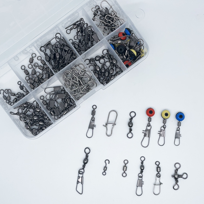 115pcs Fishing Swivel Connecto - Fishing Lure Kit avis et prix