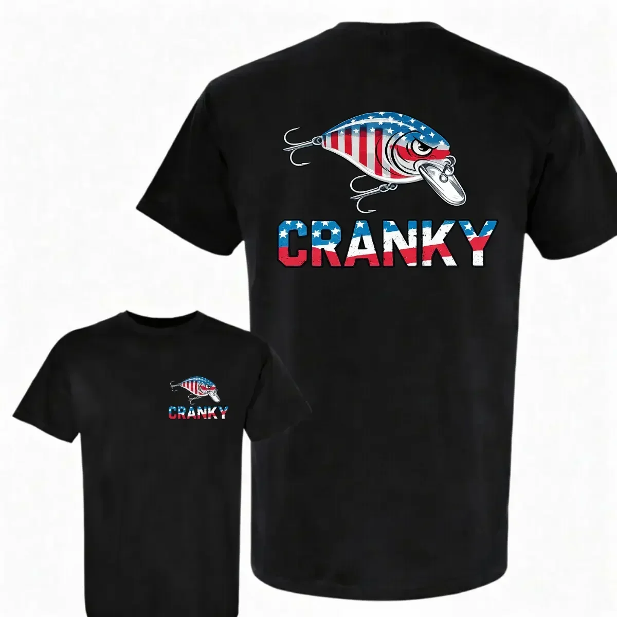 Camo Crankbait Fishing T-Shirt - Fishing Lure Crankbait avis et prix