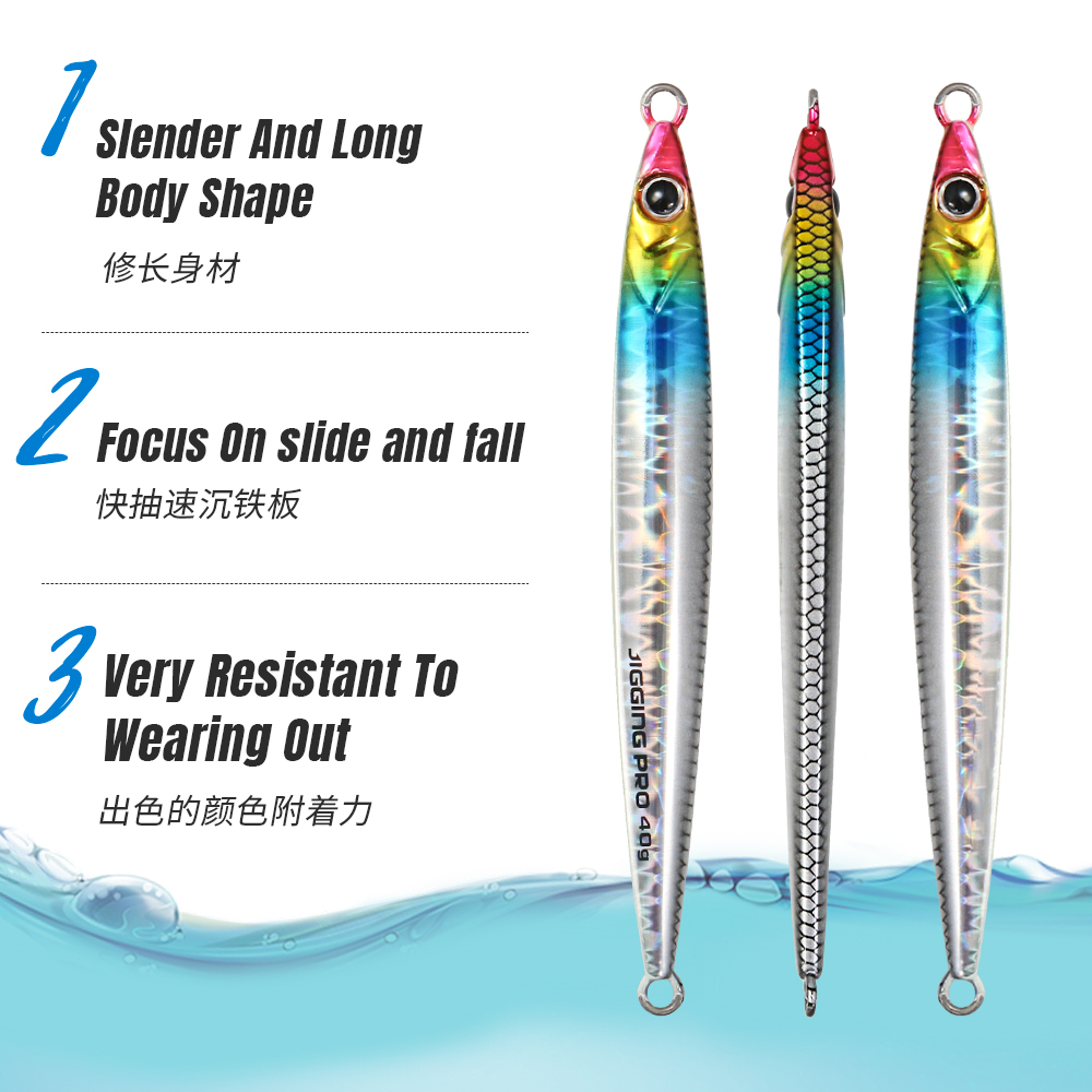 JIGGING PRO 40g 60g Slide Stic - Fishing Lure Buzzbait avis et prix