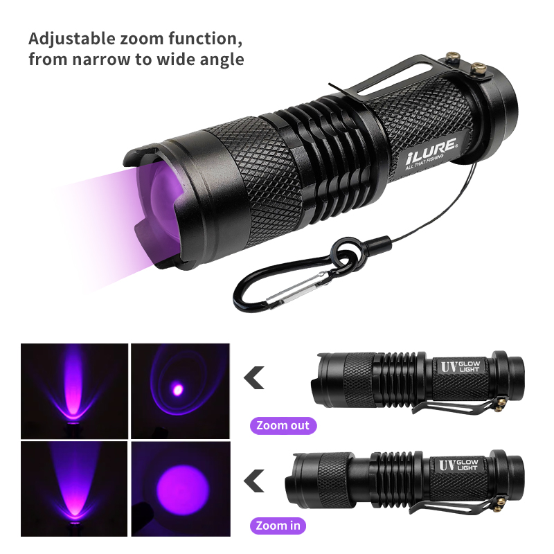 Mini UV Flashlight 395nm Ultra - Fishing Lure Jig avis et prix