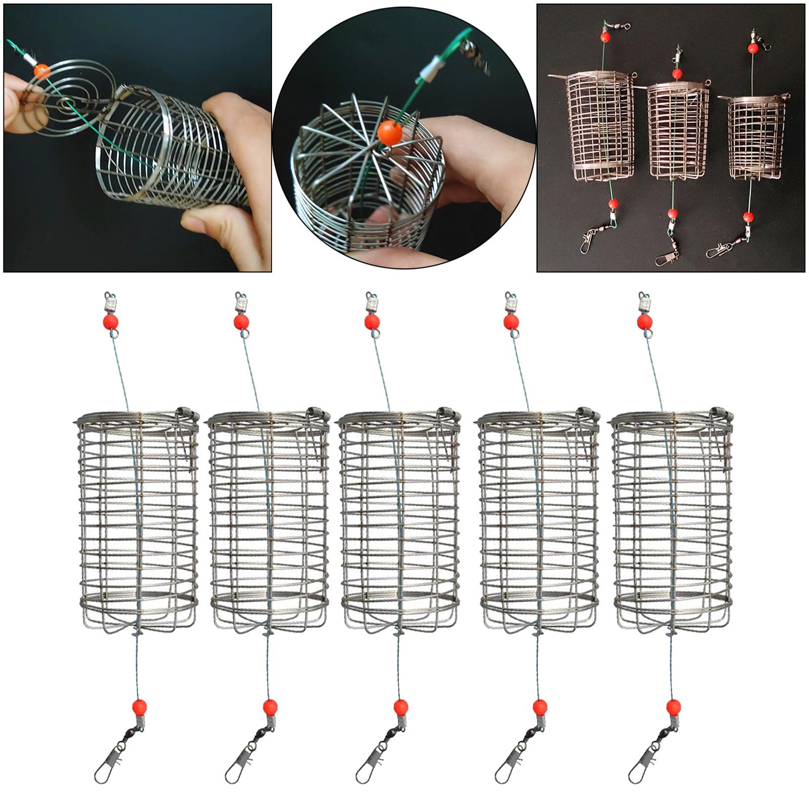 5x Solid Fishing Feeder Cage T - Fishing Lure Topwater avis et prix