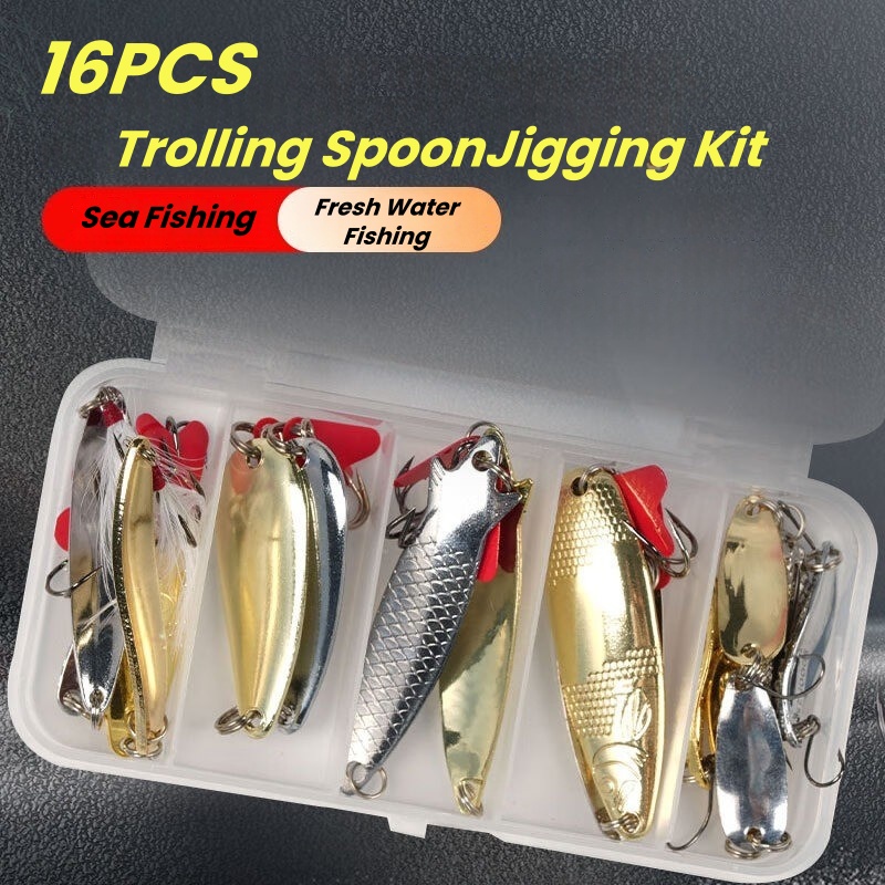 Fishing Lure Kit 16 Pcs Sets T - Fishing Lure Topwater avis et prix