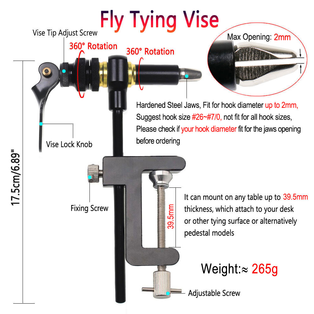 Bimoo 360° Rotation C-Clamp Fl - Fishing Lure Making Kit avis et prix