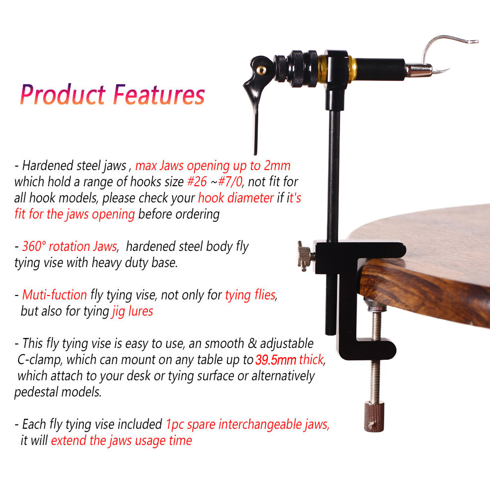 Bimoo 360° Rotation C-Clamp Fl - Fishing Lure Making Kit avis et prix