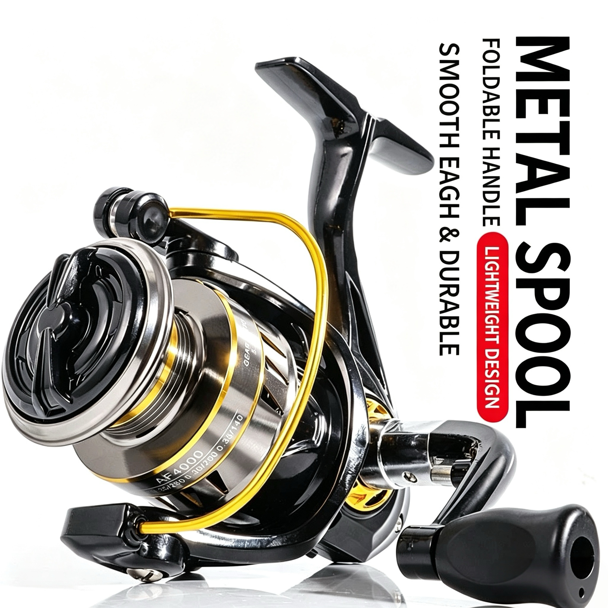 Full Metal Spinning Reel, Long - Fishing Lure Accessories avis et prix
