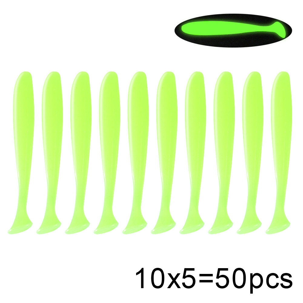QXO 50 Pcs/Lot Swimbait Soft L - Fishing Lure Soft Plastic avis et prix