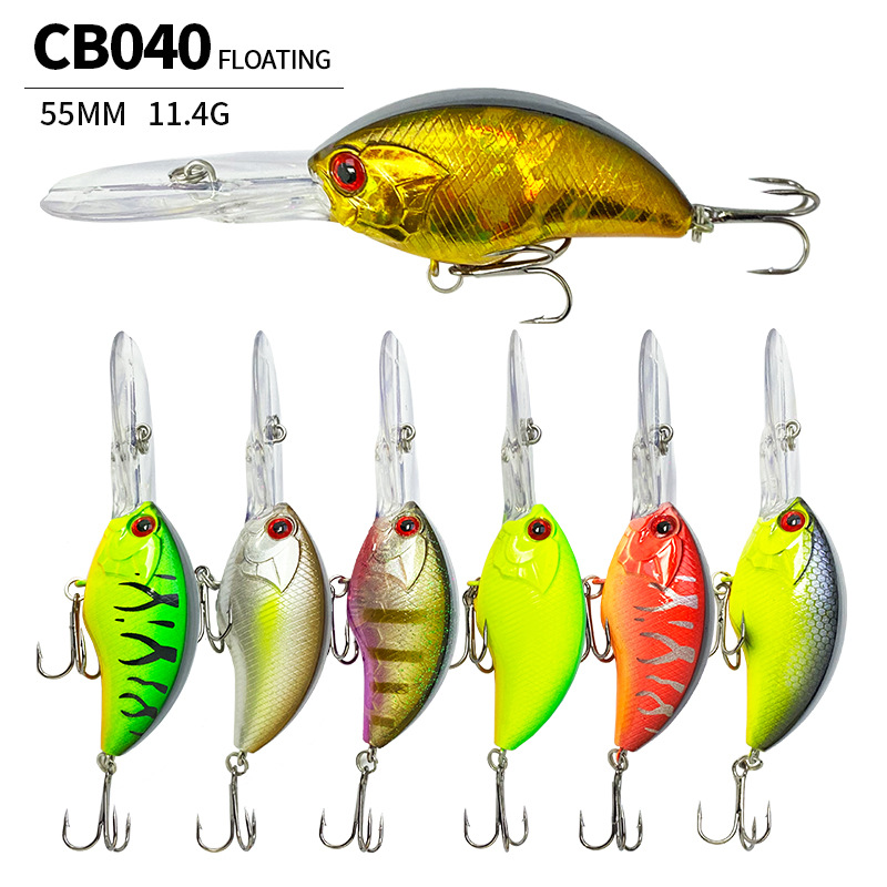 55MM 11.4G Crankbait Fishing L - Fishing Lure Jerkbait avis et prix