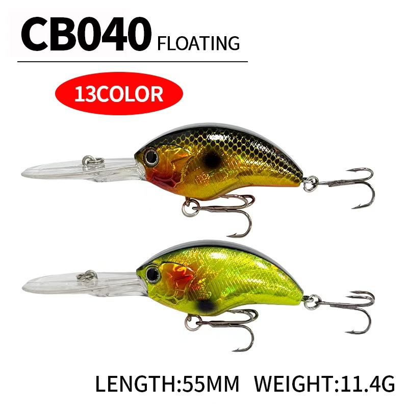55MM 11.4G Crankbait Fishing L - Fishing Lure Jerkbait avis et prix