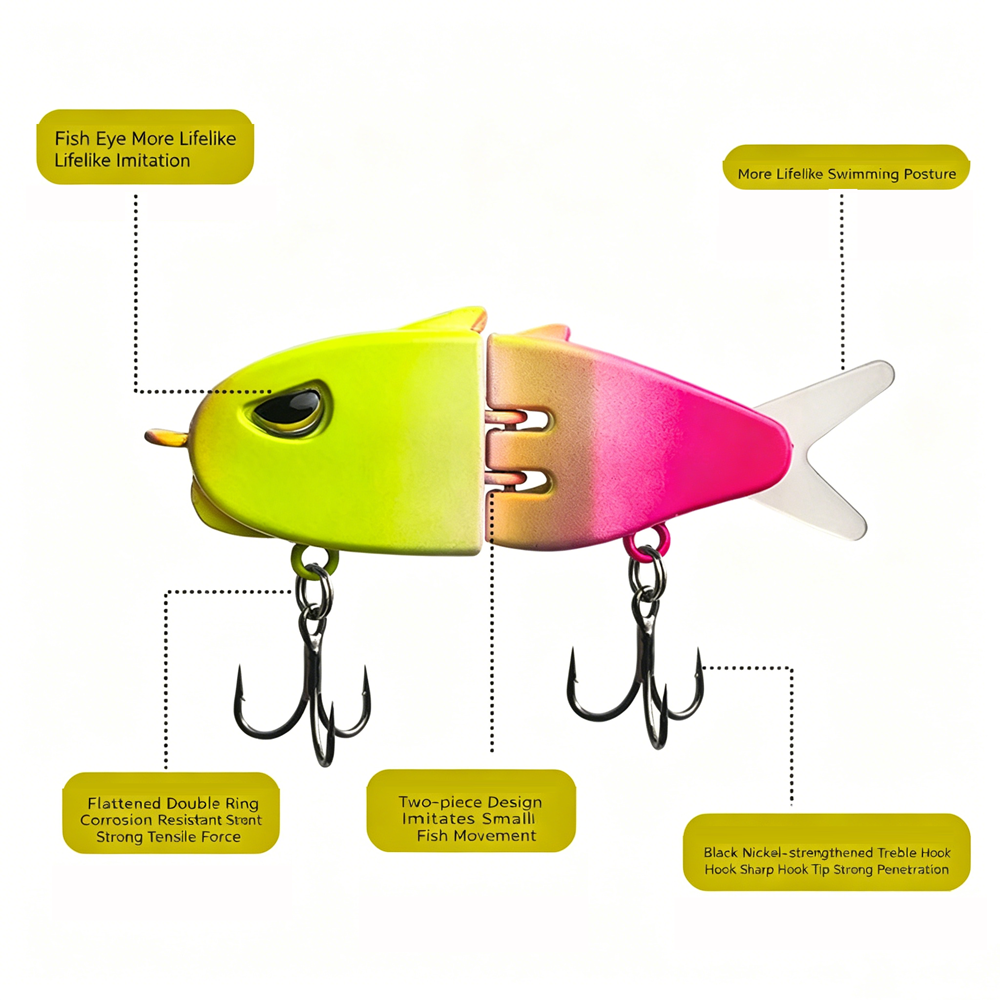 6.2cm 6.5g Swimbait Fishing Lu - Fishing Lure Swimbait avis et prix