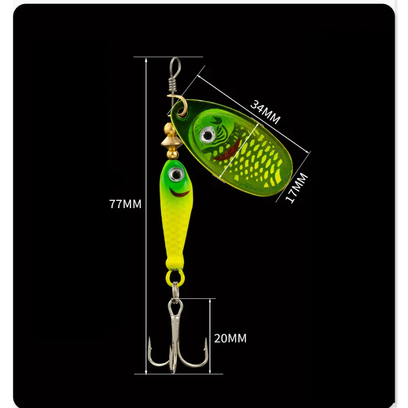 9.1g 7cm Sequins Iscas Artific - Fishing Lure Spinnerbait avis et prix