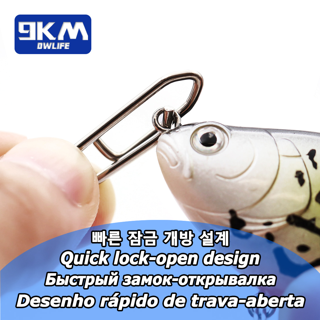 9KM Fishing Snap Kit 110pcs St - Fishing Lure Kit avis et prix