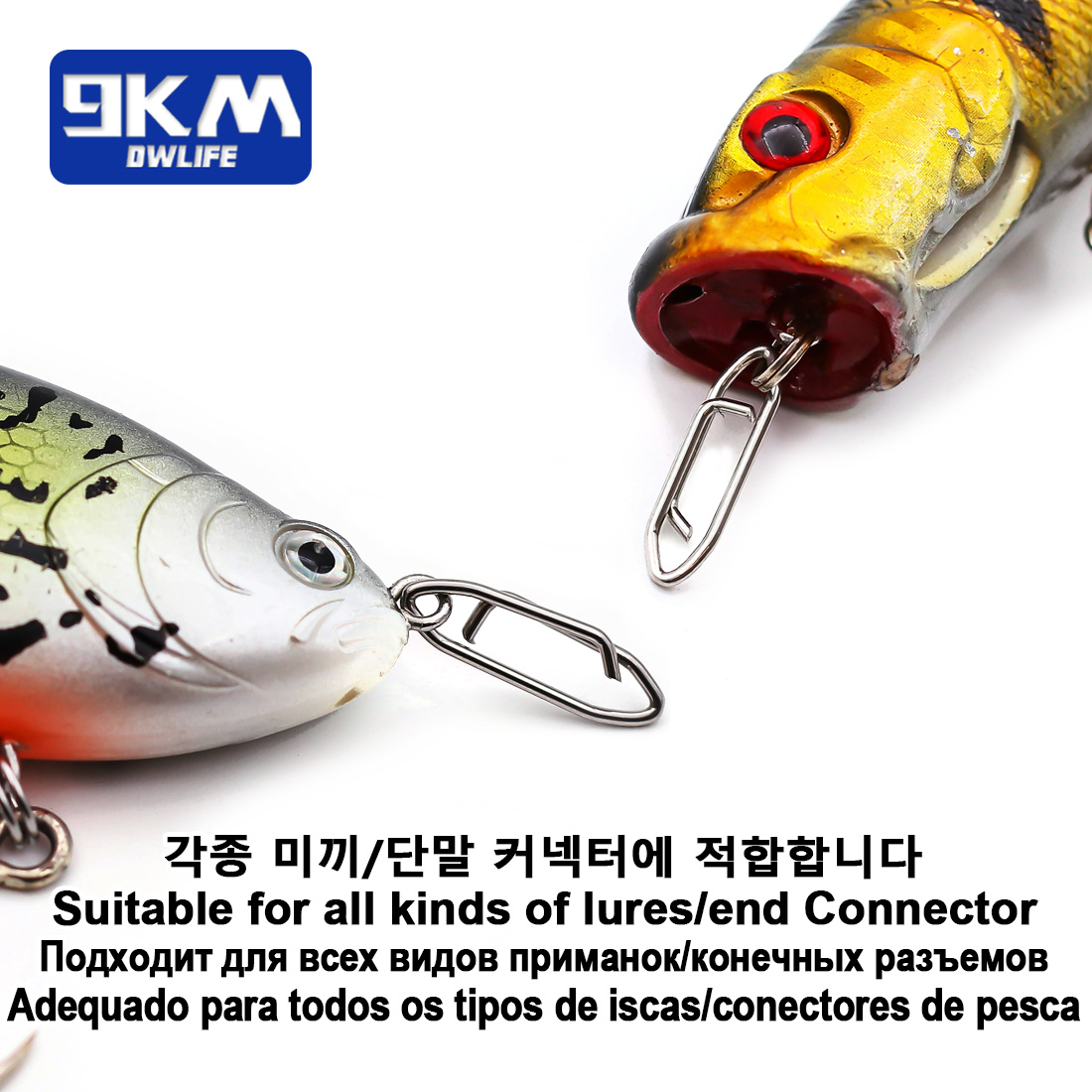 9KM Fishing Snap Kit 110pcs St - Fishing Lure Kit avis et prix