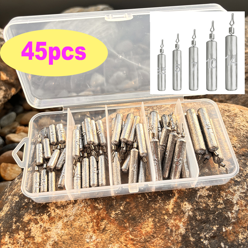 45pcs/box Fishing Weight 3.5g  - Fishing Lure Box avis et prix