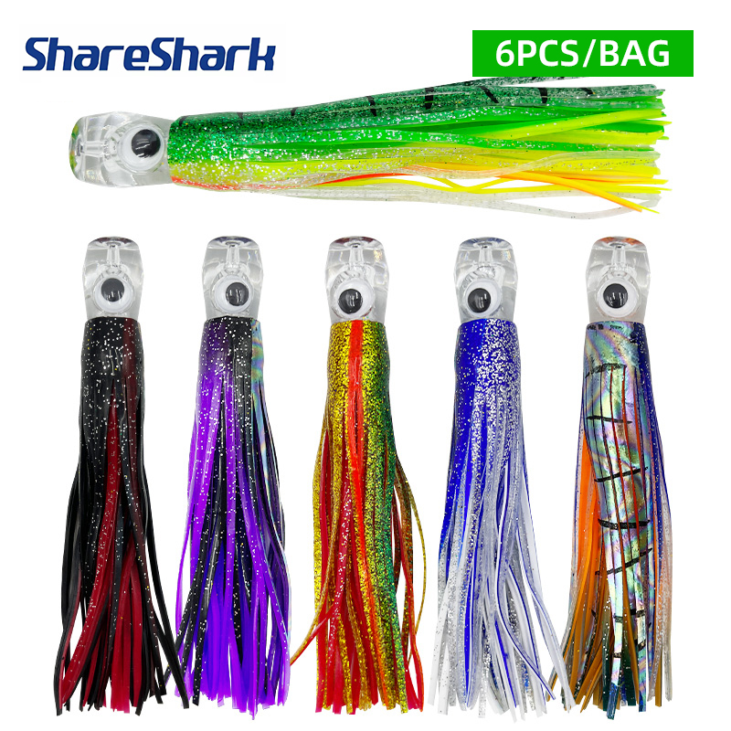 ShareShark 6pcs/bag 17/24cm Tr - Fishing Lure Buzzbait avis et prix