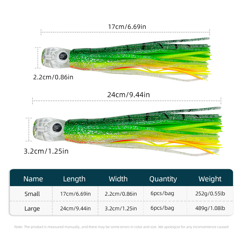 ShareShark 6pcs/bag 17/24cm Tr - Fishing Lure Buzzbait avis et prix