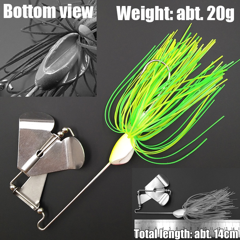 wusanban Lunker Spinner Baits  - Fishing Lure Blade Bait avis et prix