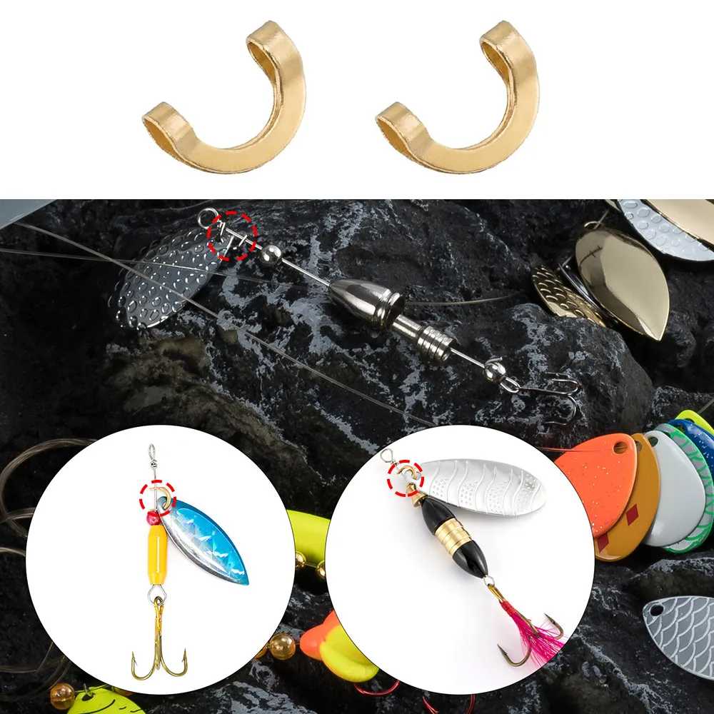 100pcs Fishing U Shaped Fixed  - Fishing Lure Spinnerbait avis et prix