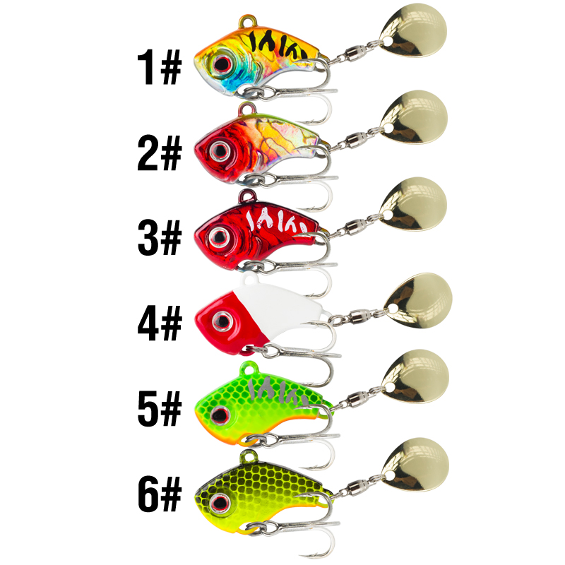 6PC 5g/7g/10g/14g/20g Rotating - Fishing Lure Crankbait avis et prix