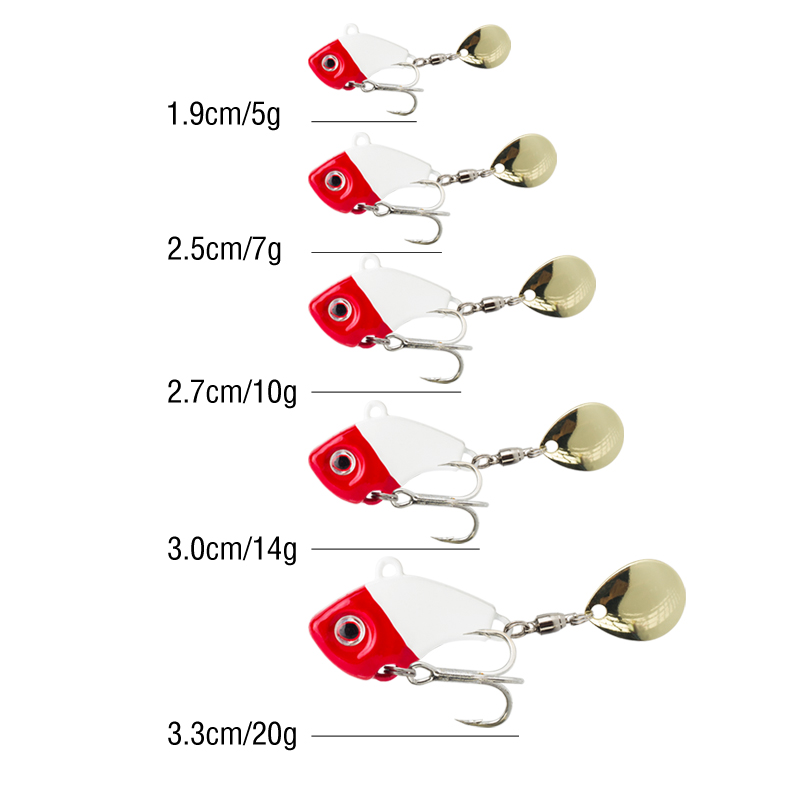 6PC 5g/7g/10g/14g/20g Rotating - Fishing Lure Crankbait avis et prix